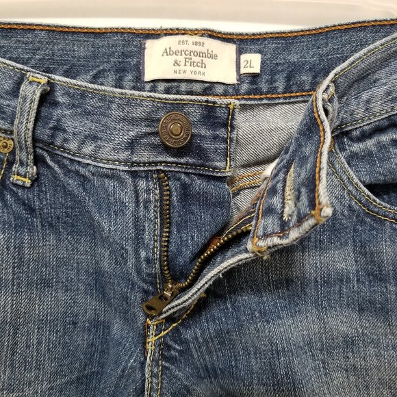 Abercrombie & Fitch jeans 2L Long Tall Erin straight skinny distressed low rise - Picture 9 of 16